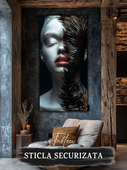 Innerverse - Tablou Sticla  - Unicat - no17