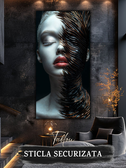 Innerverse - Tablou Sticla  - Unicat - no17