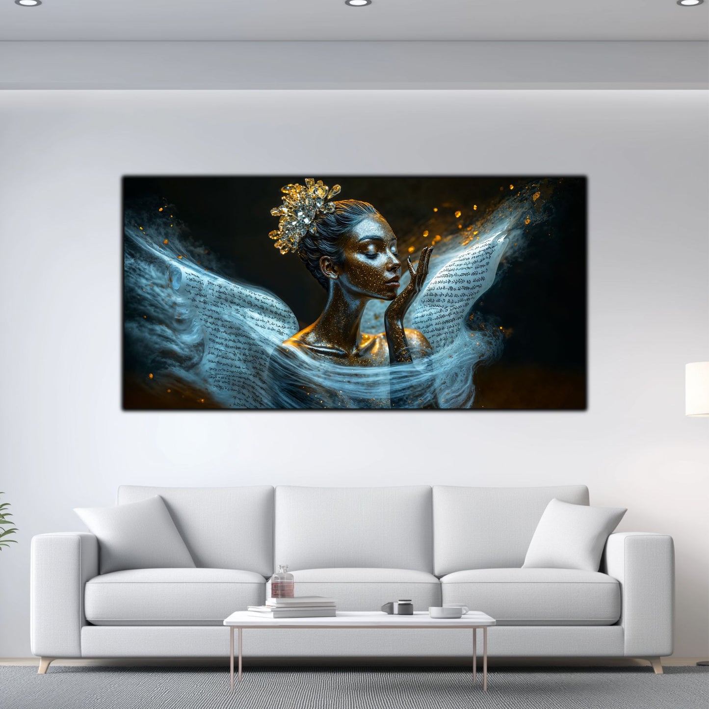 Beyond Meditation - Tablouri moderne pe sticla securizata pentru living contemporan NO34