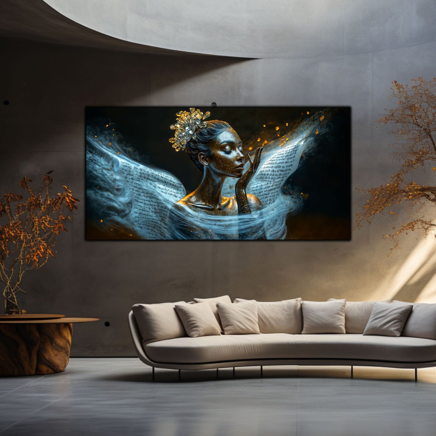 Beyond Meditation - Tablouri moderne pe sticla securizata pentru living contemporan NO34