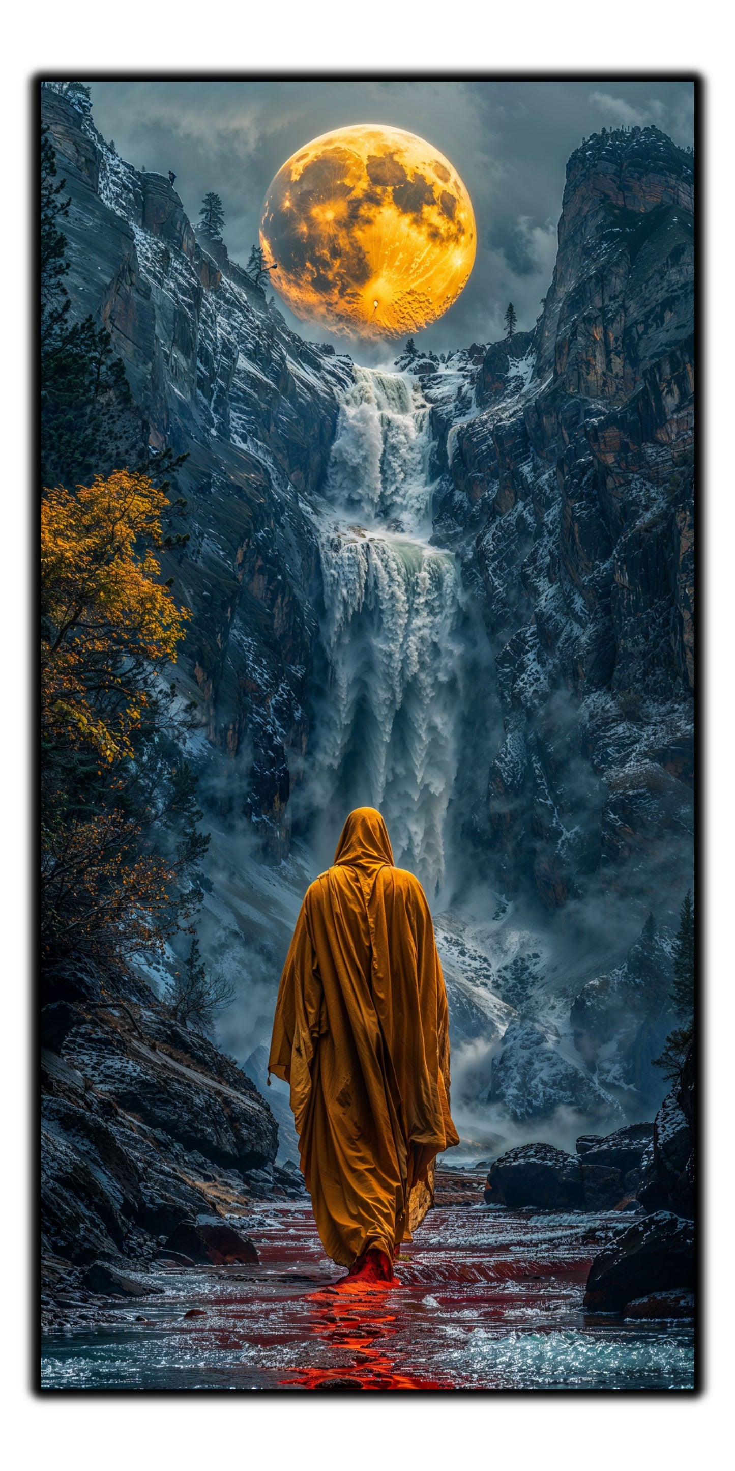 Tablou unicat din sticlă securizată Vanishing Step - No17