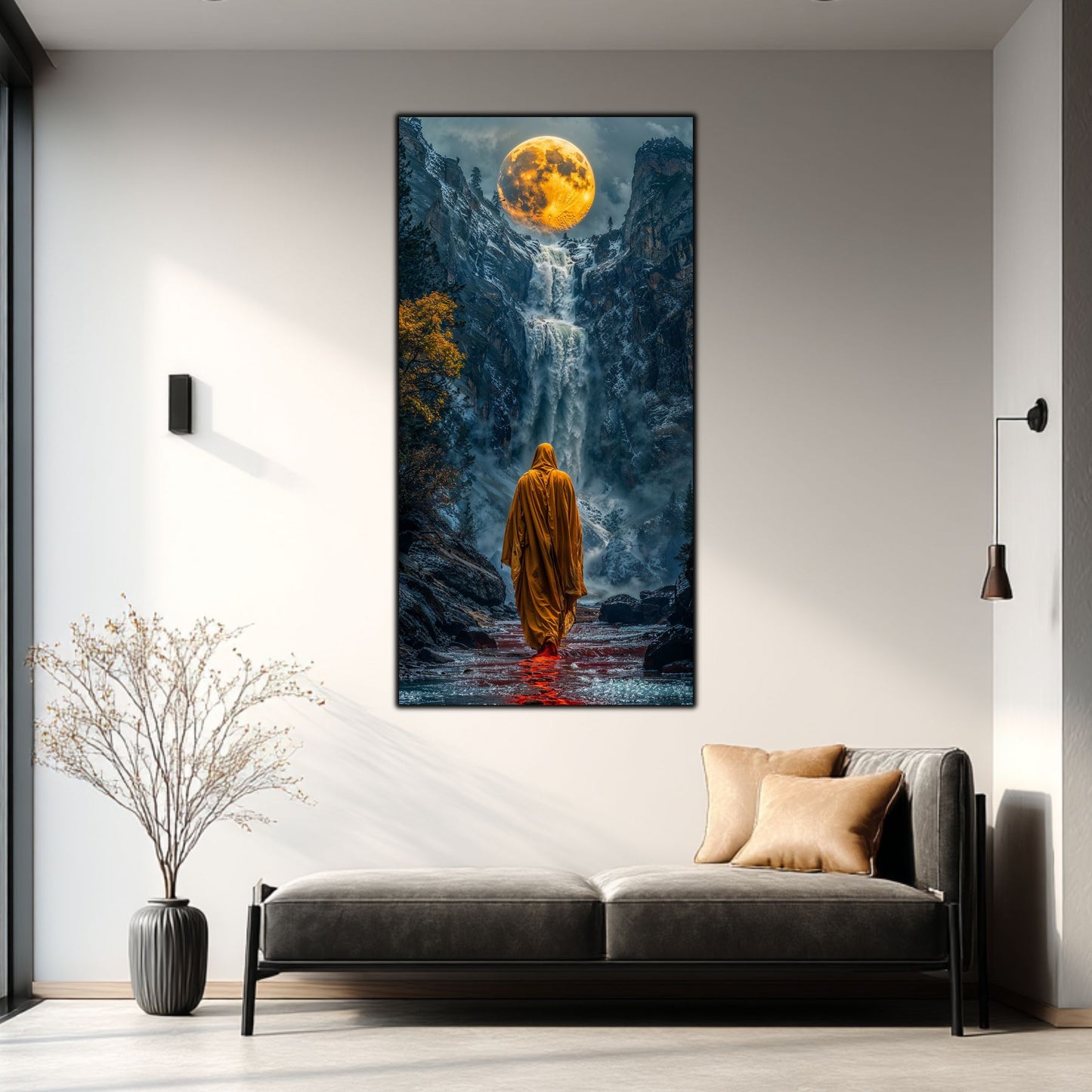 Tablou unicat din sticlă securizată Vanishing Step - No17