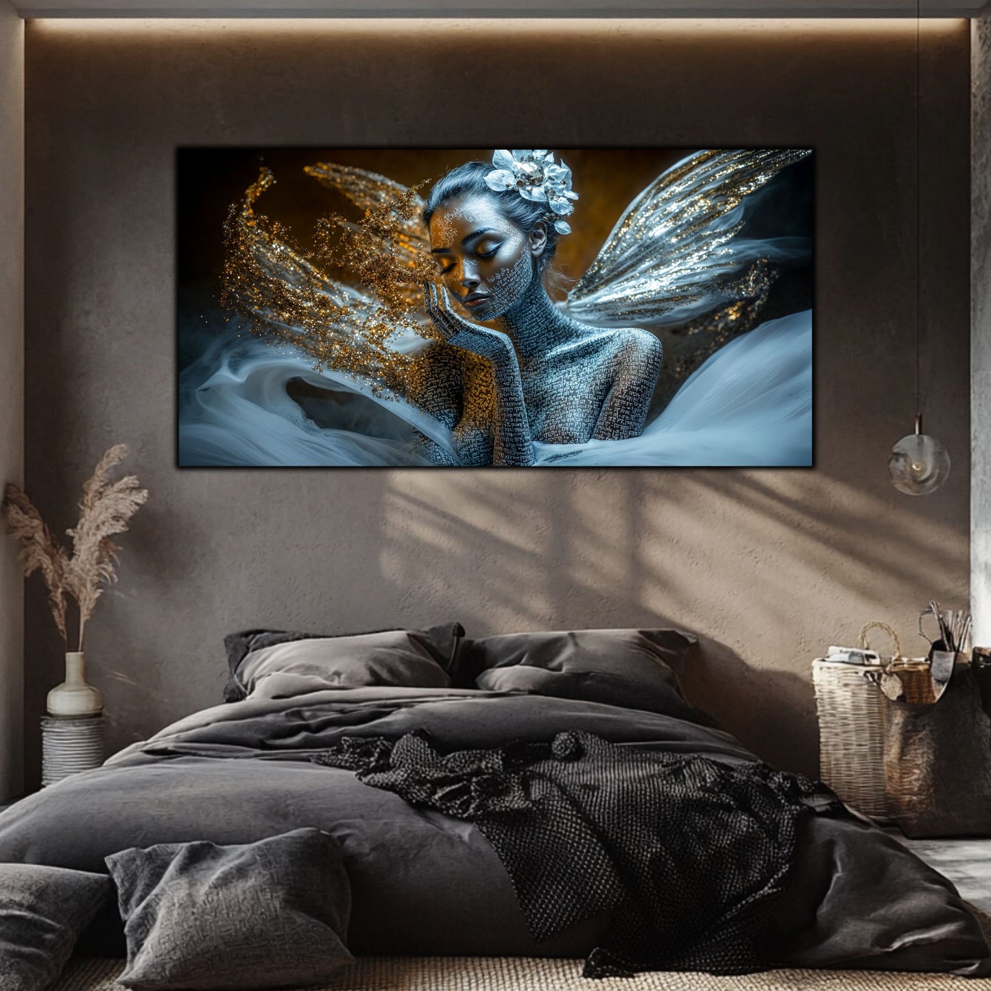 Beyond Meditation - Tablouri moderne pe sticla securizata pentru living contemporan NO35