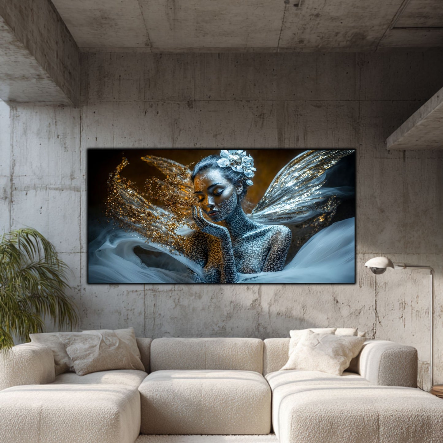 Beyond Meditation - Tablouri moderne pe sticla securizata pentru living contemporan NO35