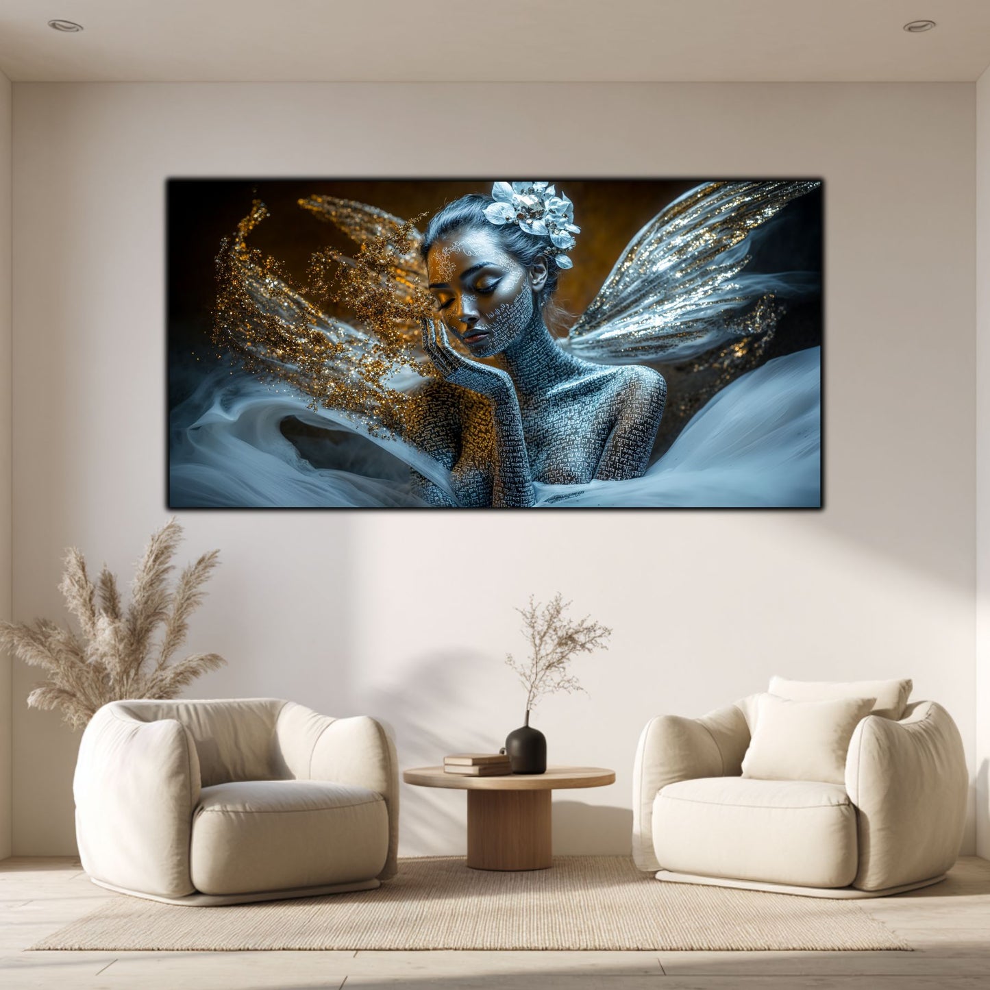 Beyond Meditation - Tablouri moderne pe sticla securizata pentru living contemporan NO35