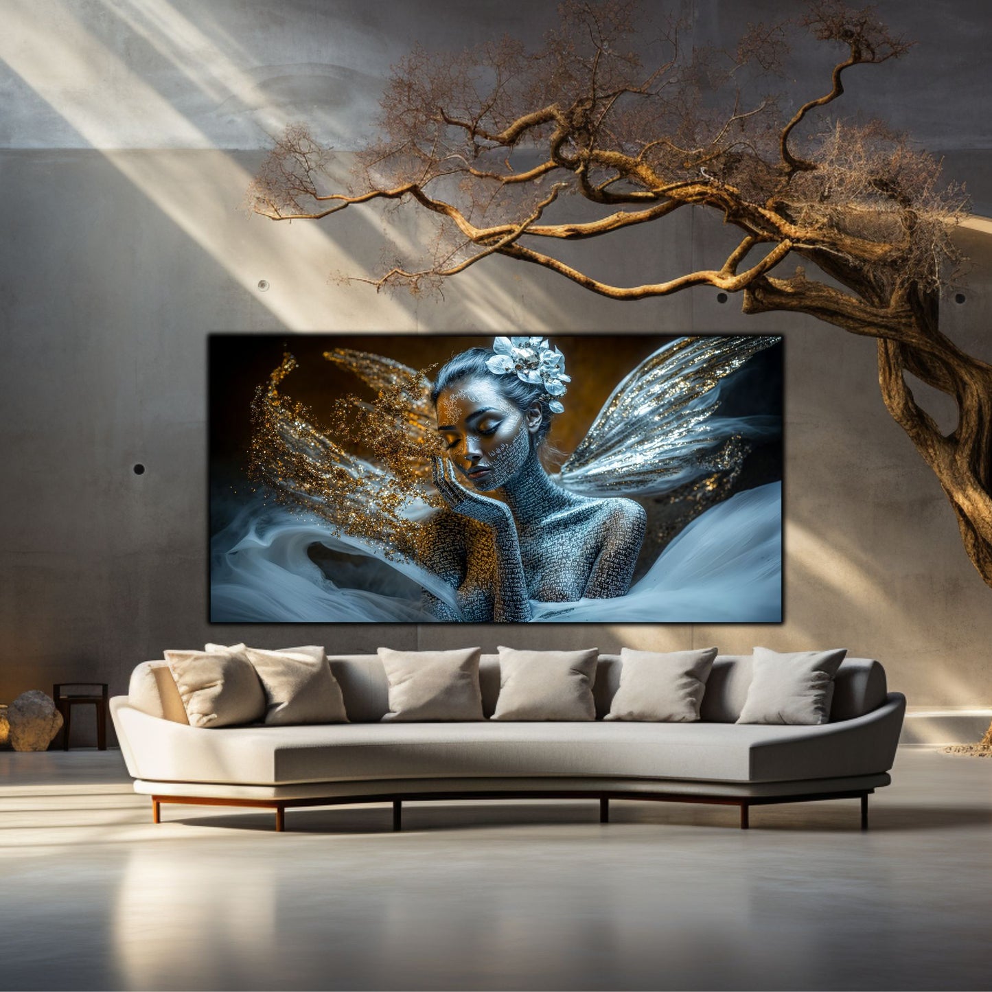 Beyond Meditation - Tablouri moderne pe sticla securizata pentru living contemporan NO35