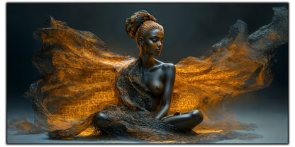 Tablou unicat din sticlă securizată Beyond Breath - No07