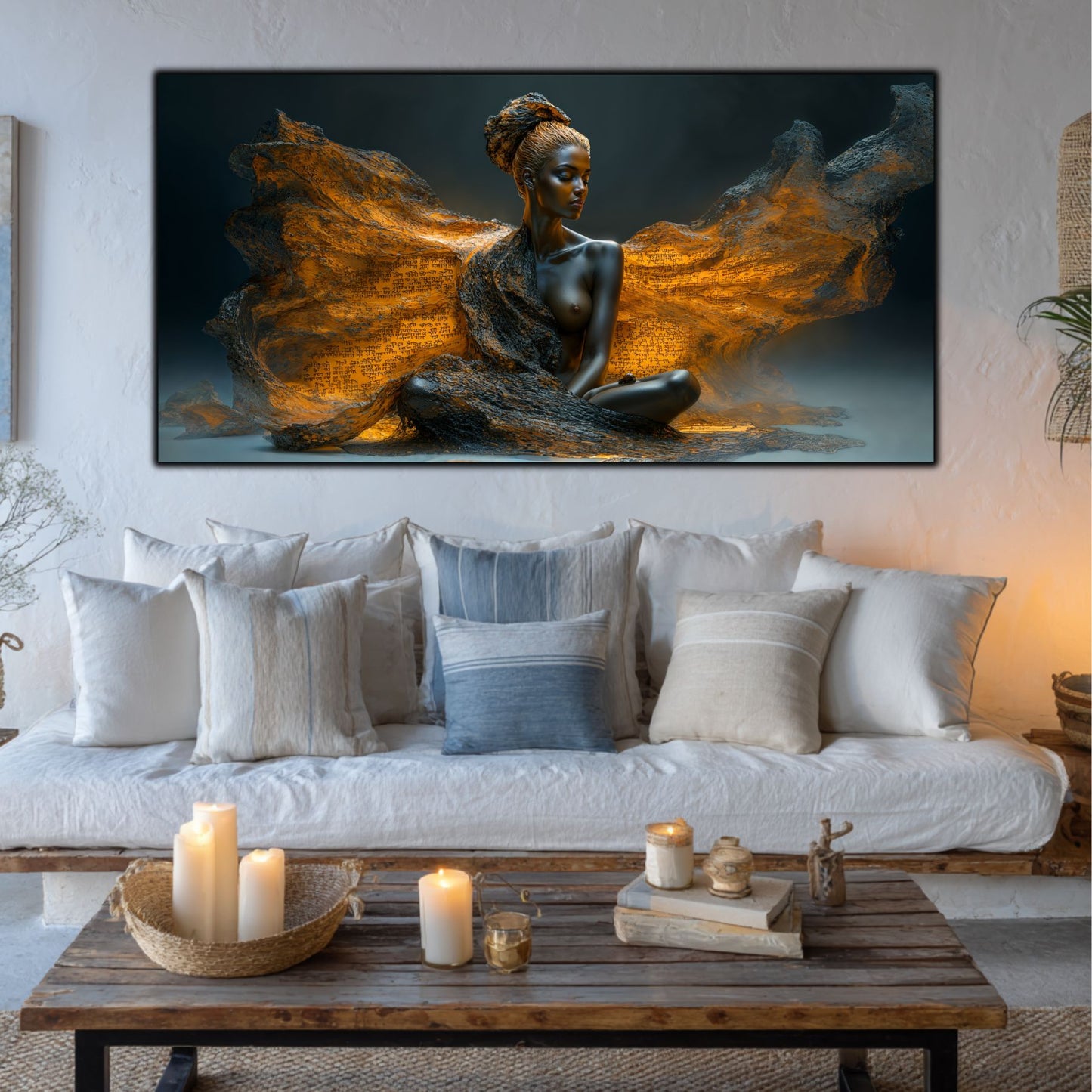 Tablou unicat din sticlă securizată Beyond Breath - No07