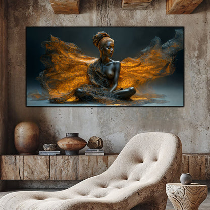 Tablou unicat din sticlă securizată Beyond Breath - No07