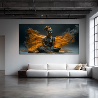 Tablou unicat din sticlă securizată Beyond Breath - No07