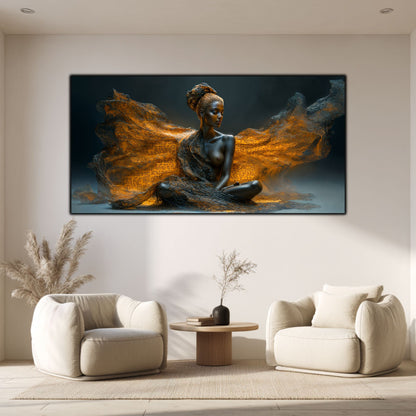 Tablou unicat din sticlă securizată Beyond Breath - No07