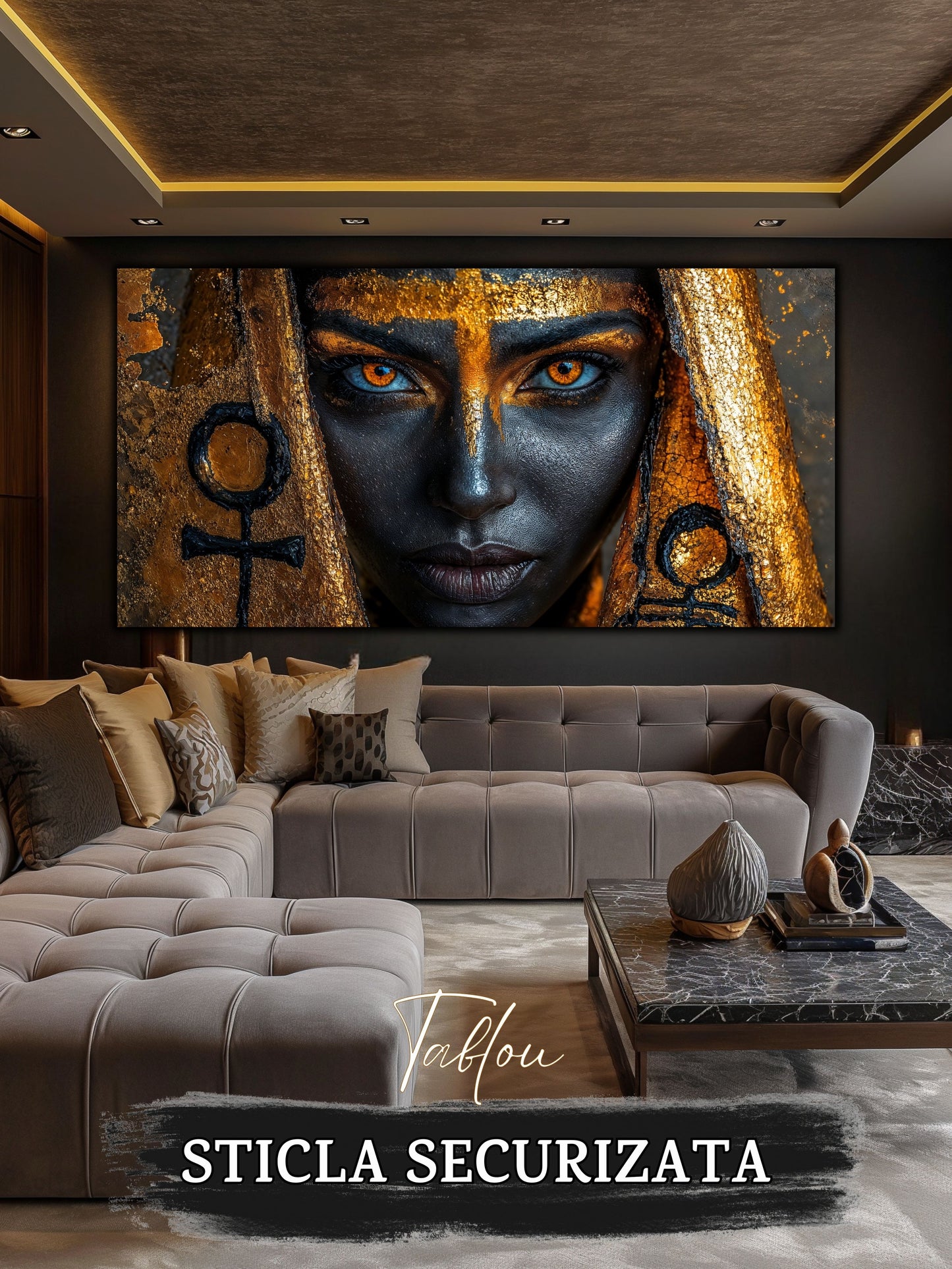 Whispers of the Nile - Tablou Sticla - 42