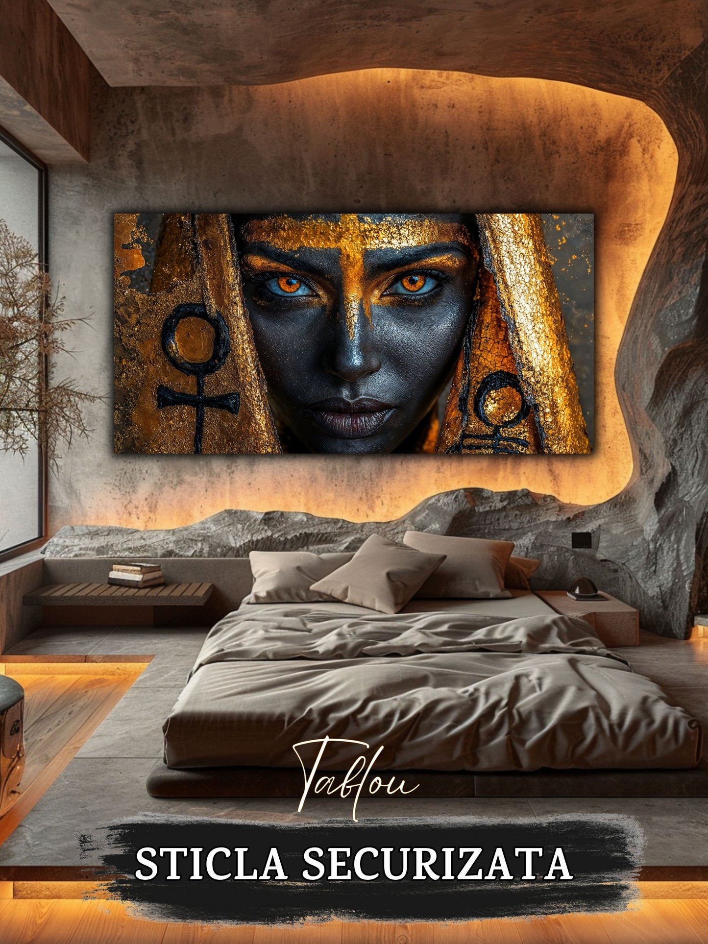 Whispers of the Nile - Tablou Sticla - 42