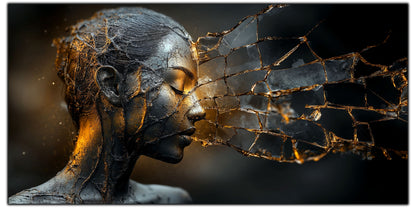 Tablou Sticla Securizata - Broken Mind 19