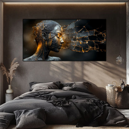 Tablou Sticla Securizata - Broken Mind 19