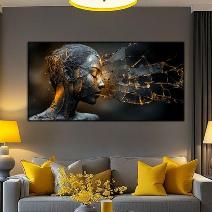 Tablou Sticla Securizata - Broken Mind 19