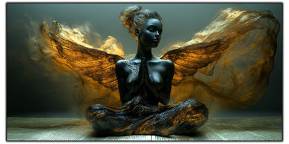 Tablou unicat din sticlă securizată Beyond Breath - No01