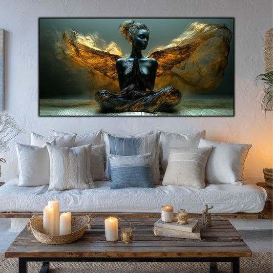 Tablou unicat din sticlă securizată Beyond Breath - No01