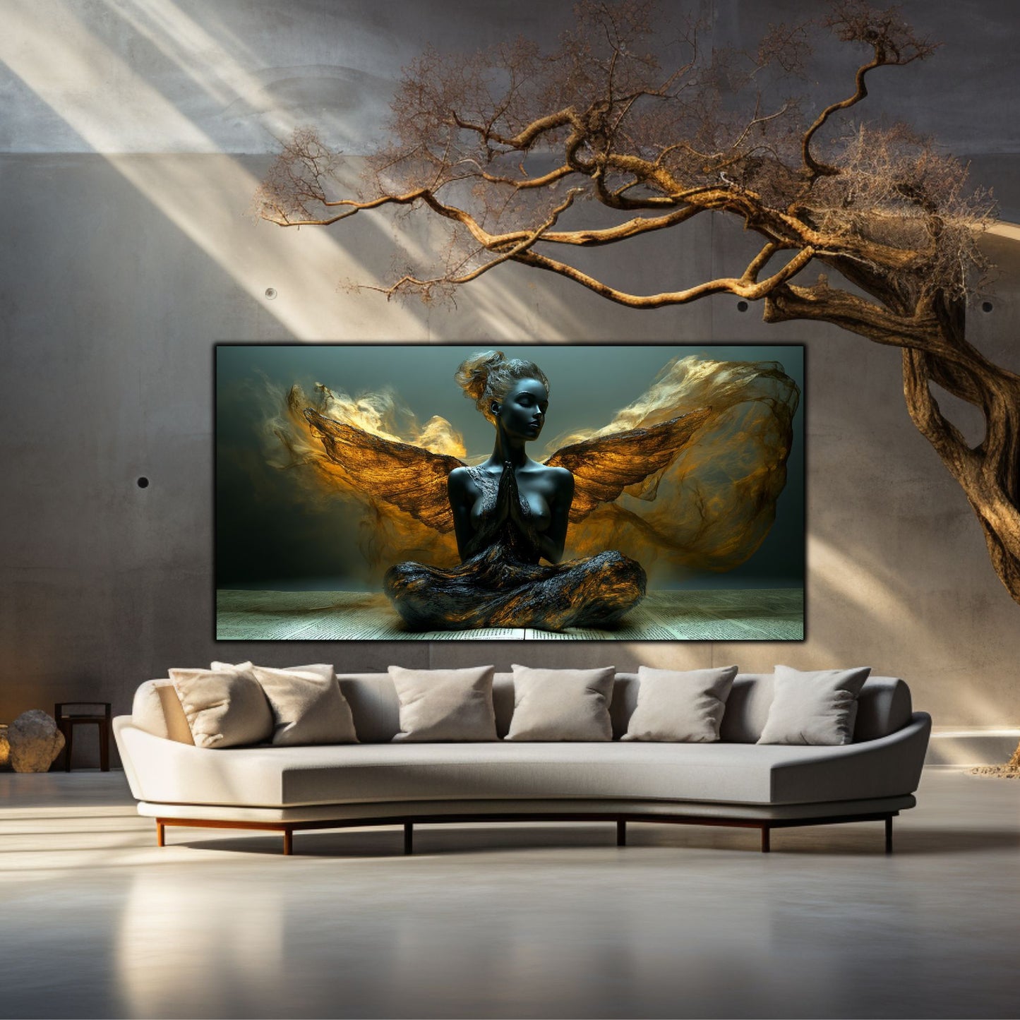 Tablou unicat din sticlă securizată Beyond Breath - No01