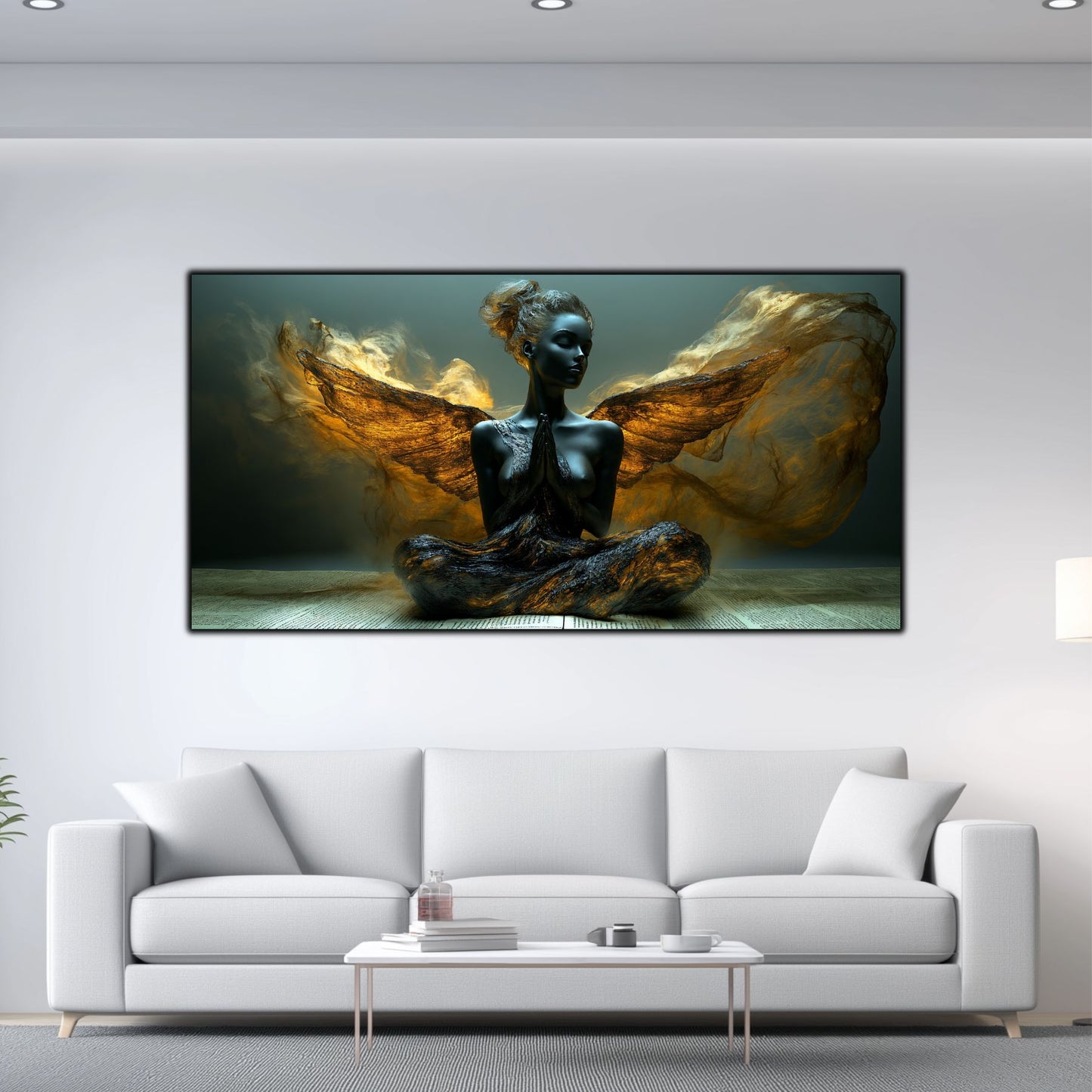 Tablou unicat din sticlă securizată Beyond Breath - No01