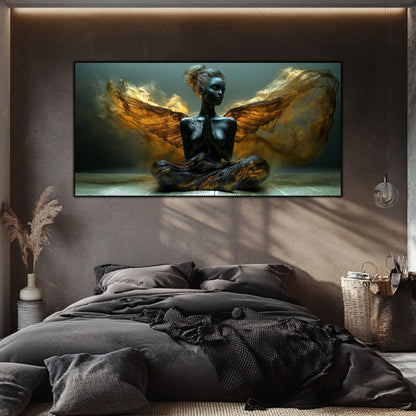 Tablou unicat din sticlă securizată Beyond Breath - No01