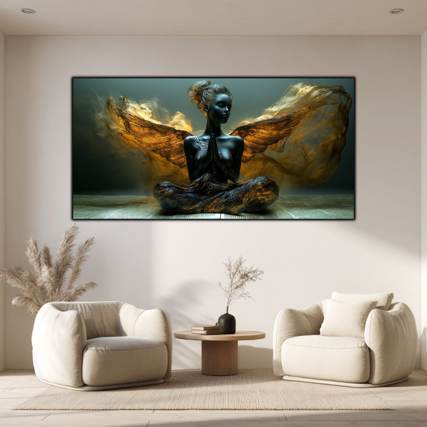 Tablou unicat din sticlă securizată Beyond Breath - No01