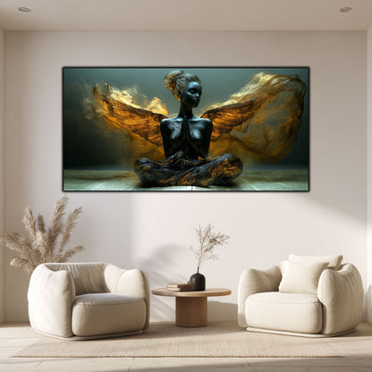 Tablou unicat din sticlă securizată Beyond Breath - No01