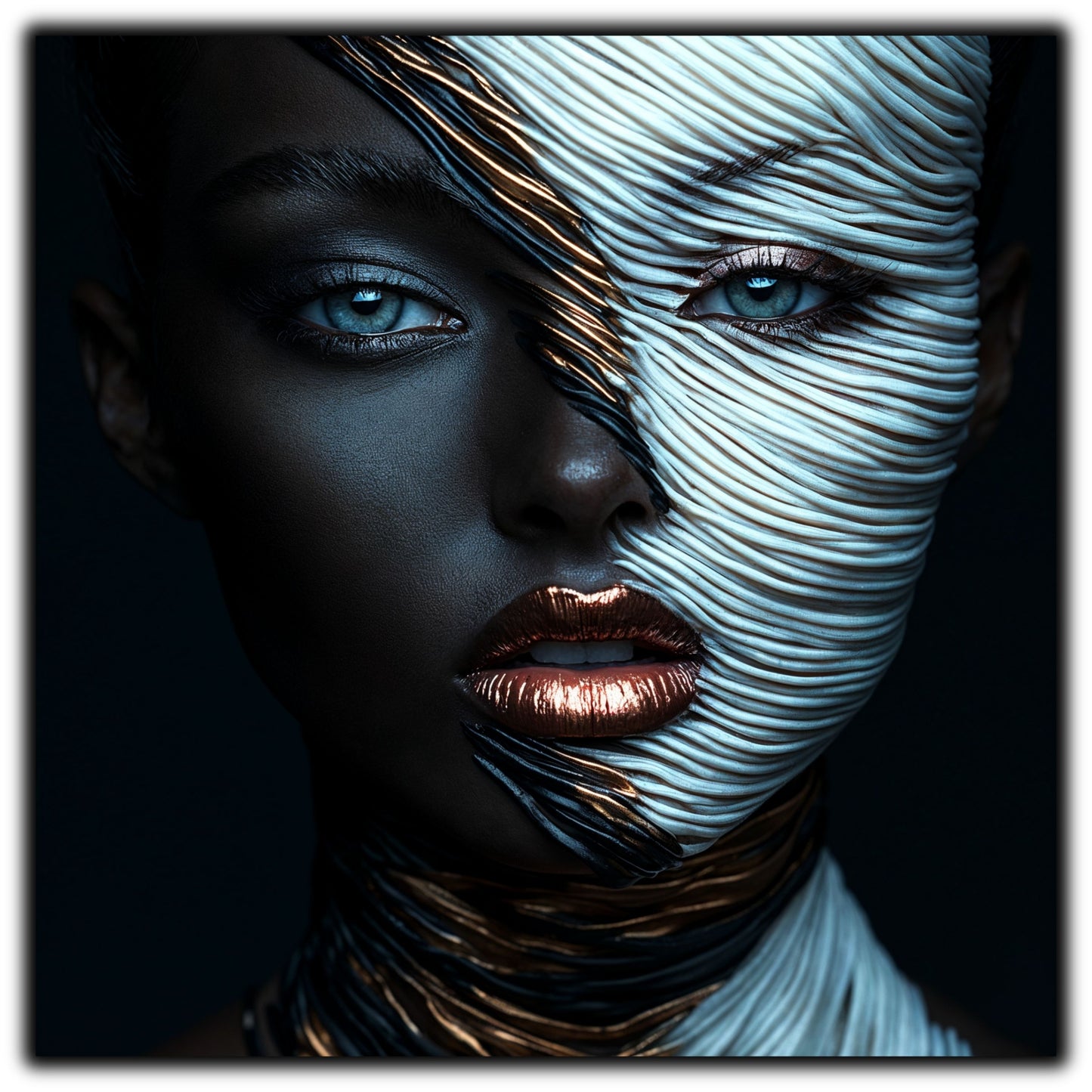 Innerverse - Tablou Sticla  - Unicat - no23