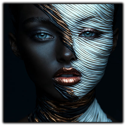Innerverse - Tablou Sticla  - Unicat - no23