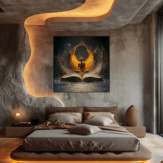 Tablou Decorativ pt Living sau Dormitor - Print UV pe Sticla - „Ascend” - No17