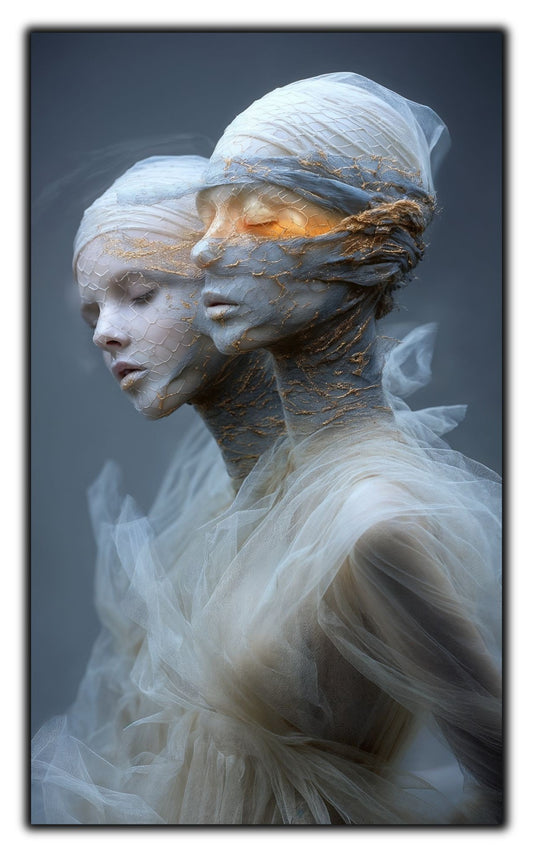 Tablou Decorativ Premium pe Sticla Securizata - „Fractured Dream” - No02