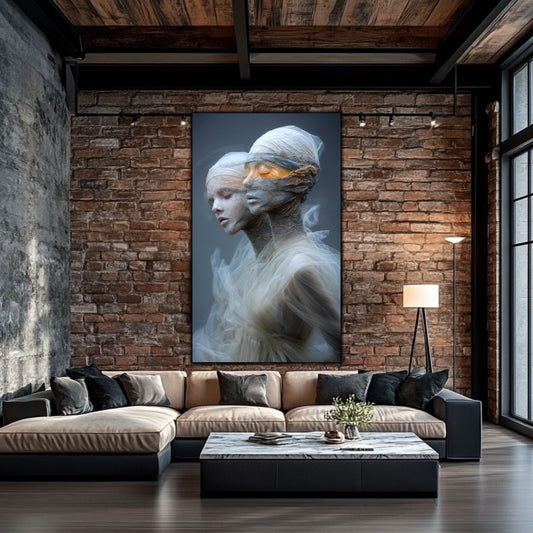 Tablou Decorativ Premium pe Sticla Securizata - „Fractured Dream” - No02