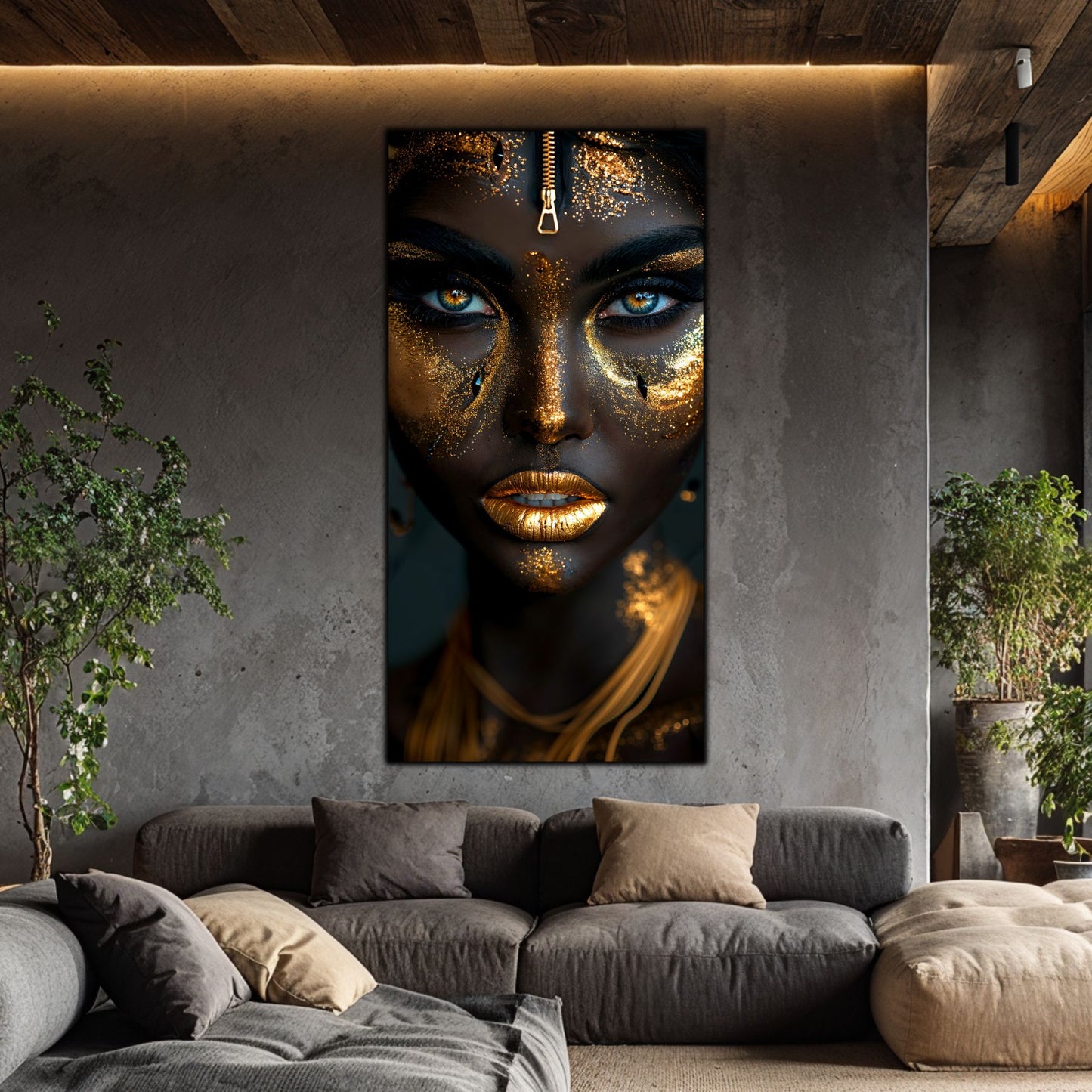 Tablou Sticla Securizata - Dark Zen Reimagined 18