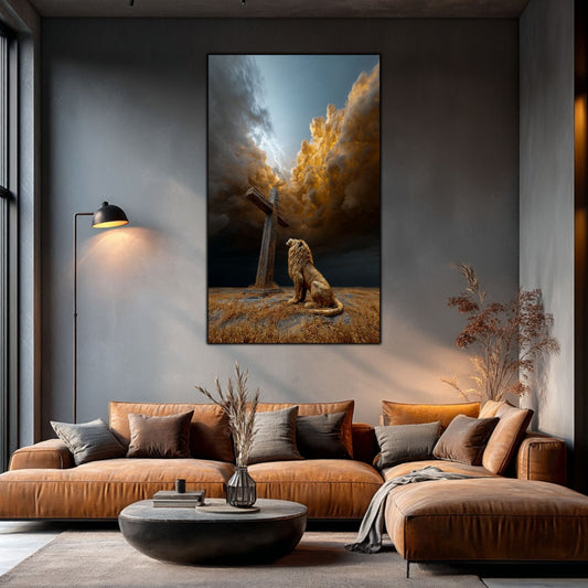 Tablou Decorativ Modern - Print UV pe Sticla - „Sacred Modernities” - No04