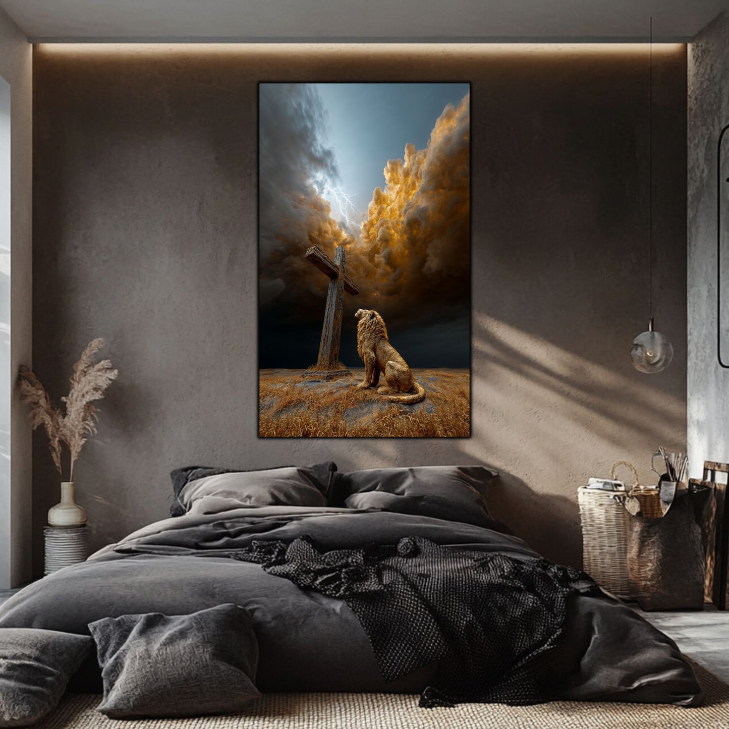 Tablou Decorativ Modern - Print UV pe Sticla - „Sacred Modernities” - No04