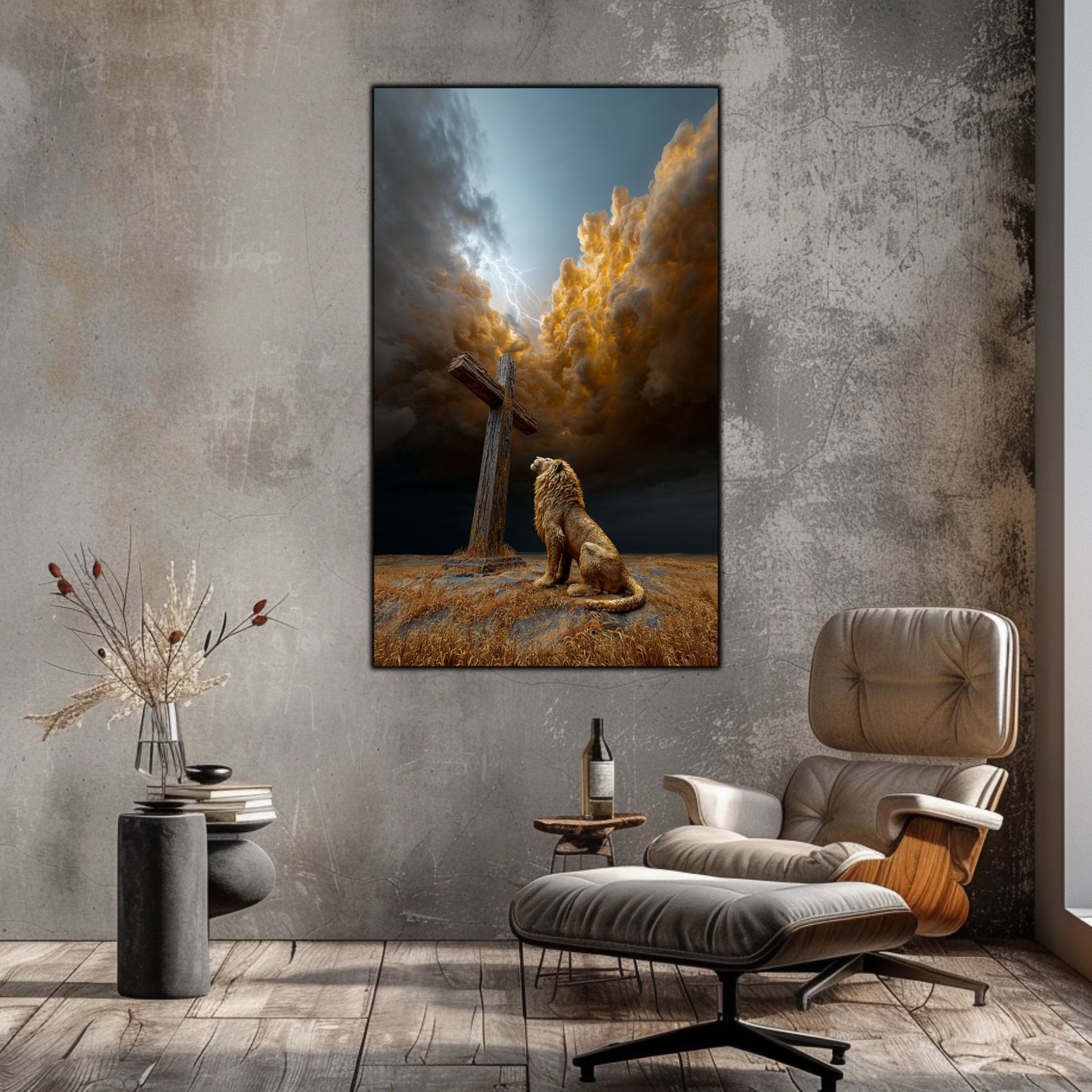 Tablou Decorativ Modern - Print UV pe Sticla - „Sacred Modernities” - No04