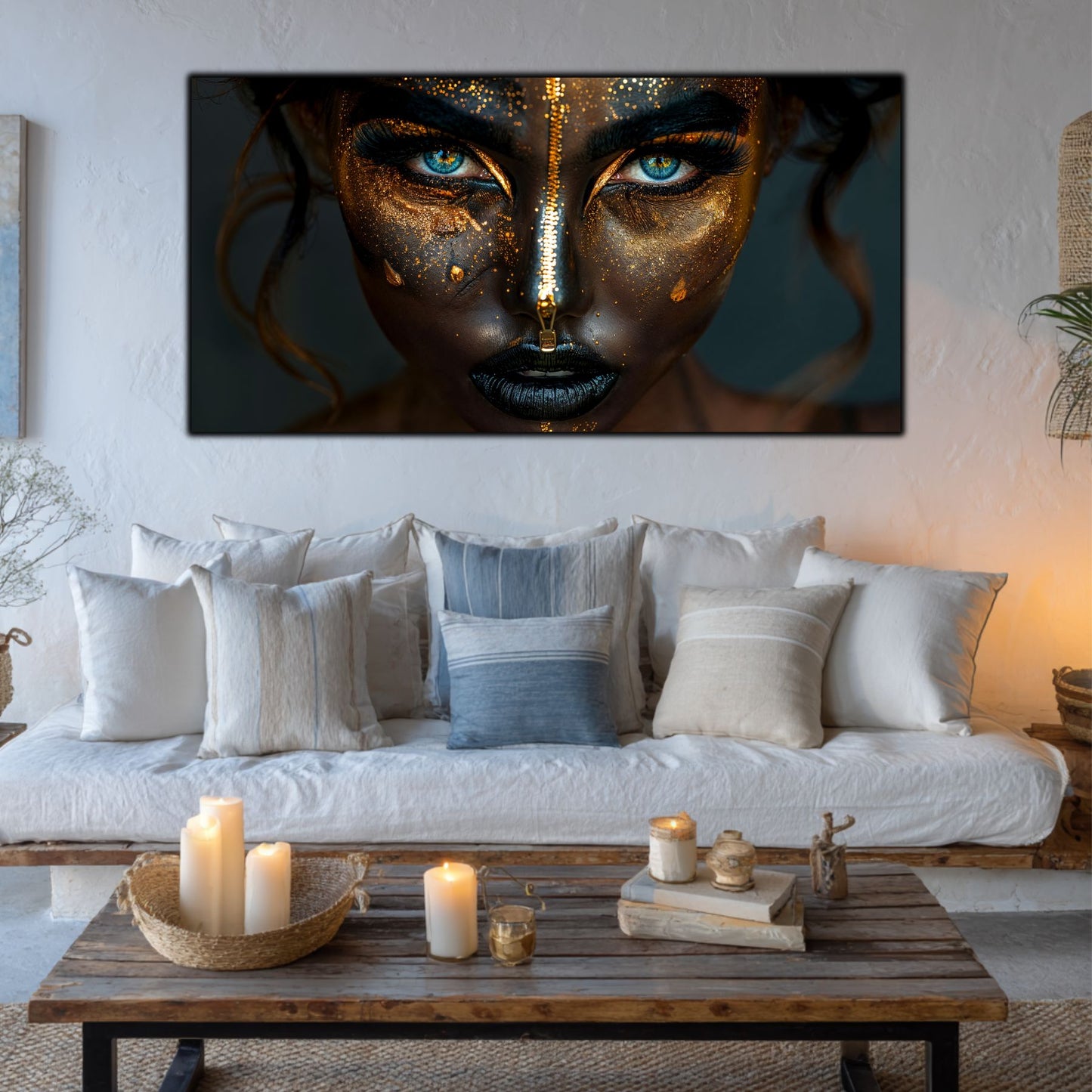 Tablou Sticla Securizata - Dark Zen Reimagined 07