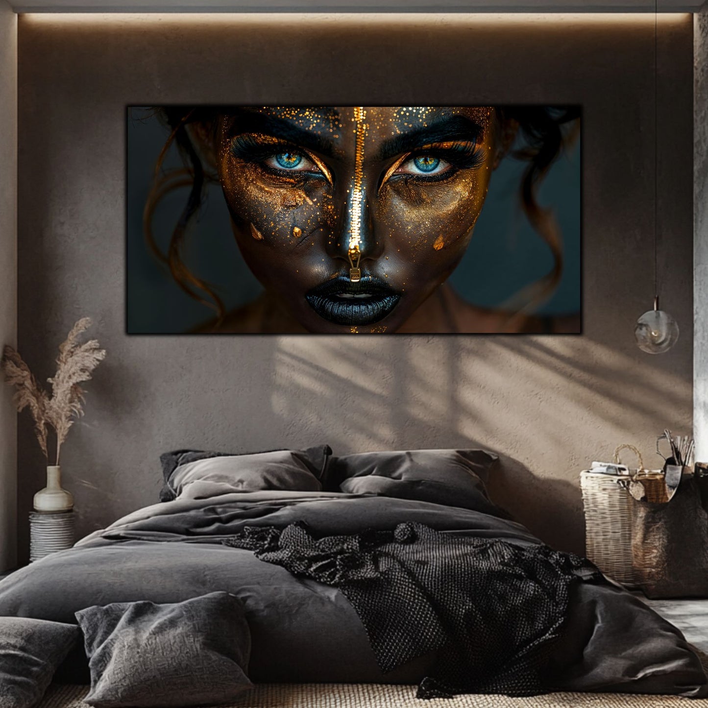 Tablou Sticla Securizata - Dark Zen Reimagined 07