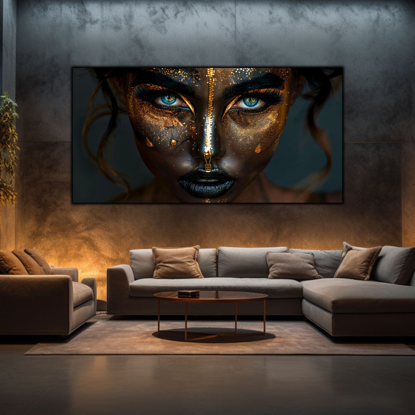 Tablou Sticla Securizata - Dark Zen Reimagined 07