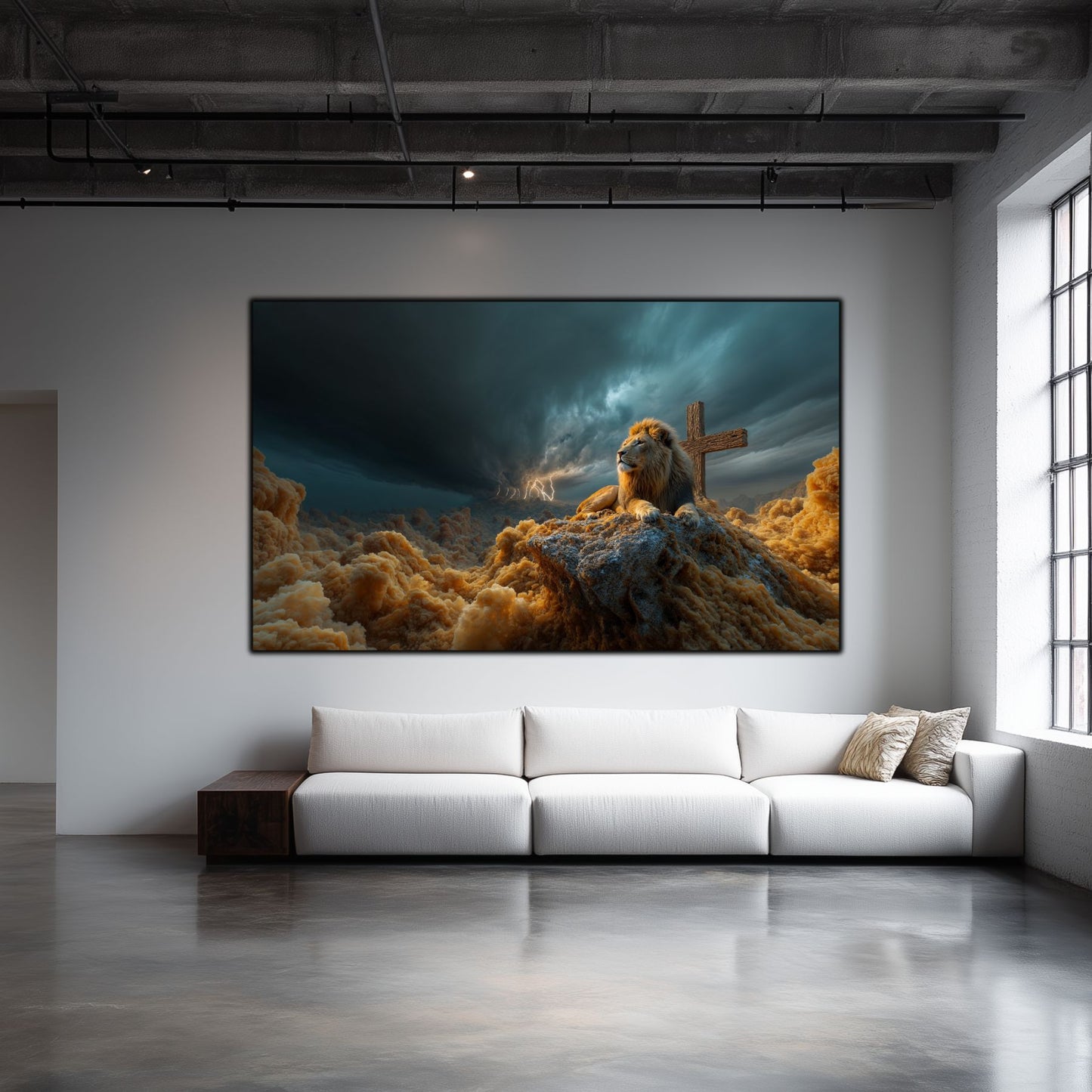 Tablou Decorativ Modern - Print UV pe Sticla - „Sacred Modernities” - No03