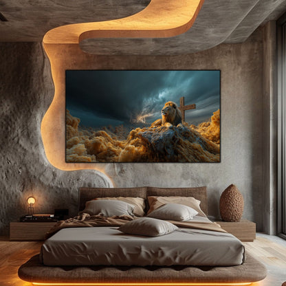 Tablou Decorativ Modern - Print UV pe Sticla - „Sacred Modernities” - No03