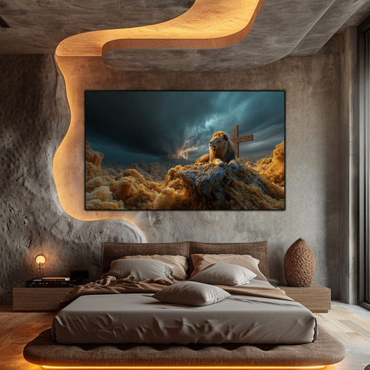 Tablou Decorativ Modern - Print UV pe Sticla - „Sacred Modernities” - No03