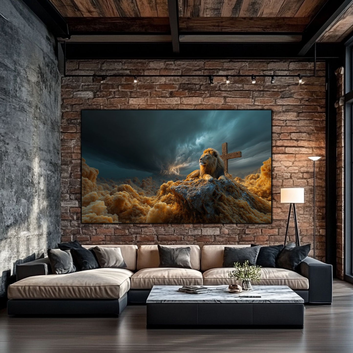 Tablou Decorativ Modern - Print UV pe Sticla - „Sacred Modernities” - No03