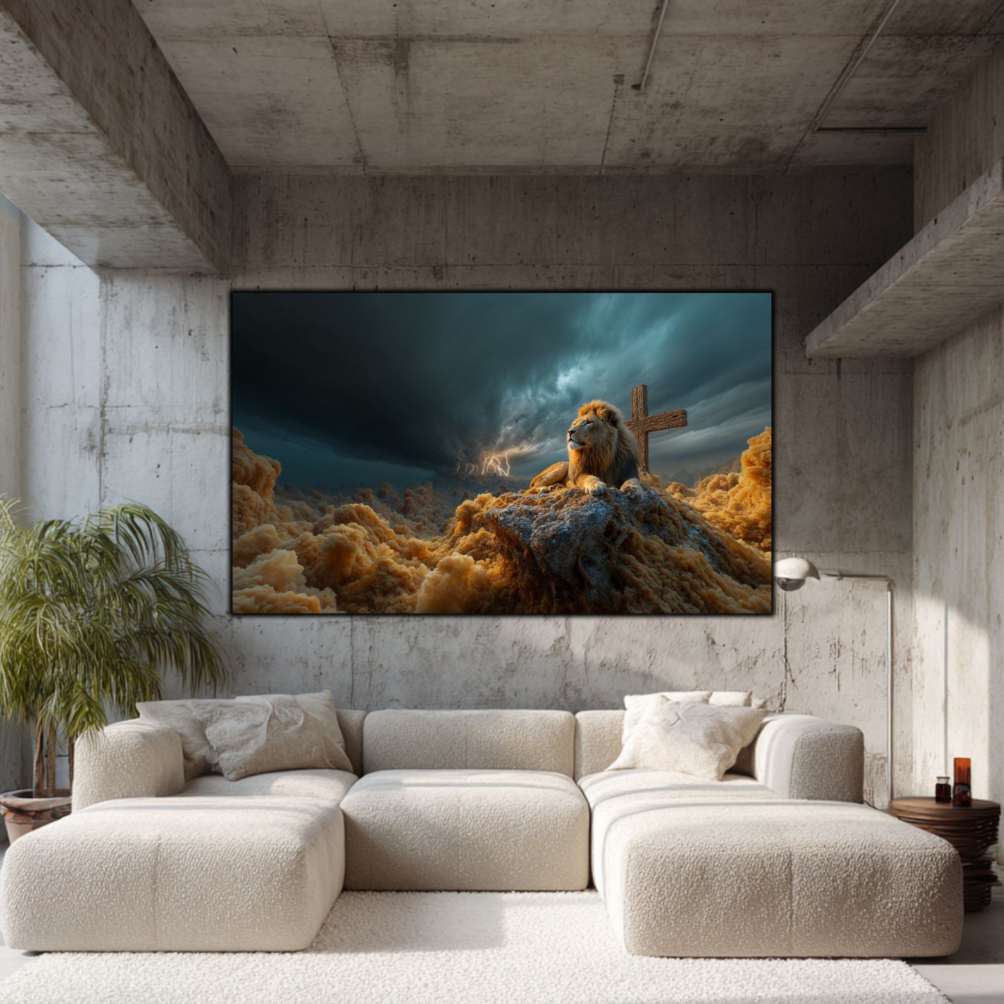 Tablou Decorativ Modern - Print UV pe Sticla - „Sacred Modernities” - No03