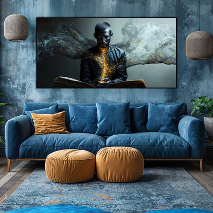 Beyond Meditation - Tablouri moderne pe sticla securizata pentru living contemporan NO11