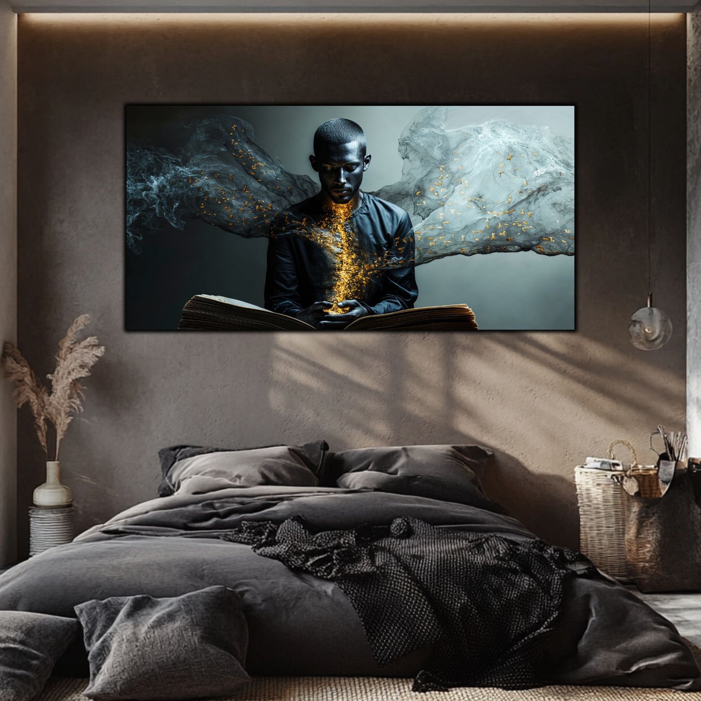 Beyond Meditation - Tablouri moderne pe sticla securizata pentru living contemporan NO11