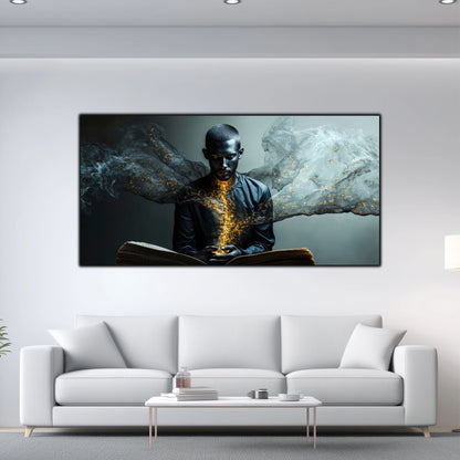 Beyond Meditation - Tablouri moderne pe sticla securizata pentru living contemporan NO11