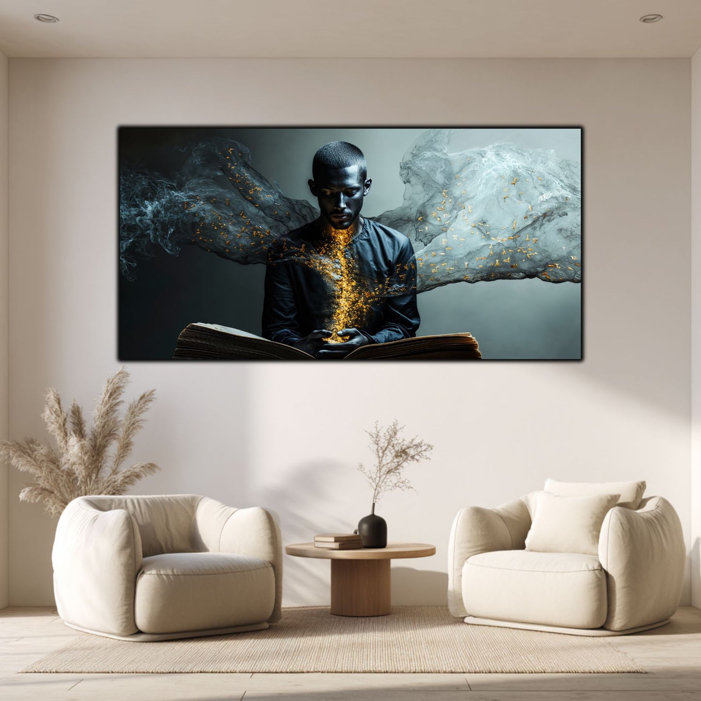 Beyond Meditation - Tablouri moderne pe sticla securizata pentru living contemporan NO11