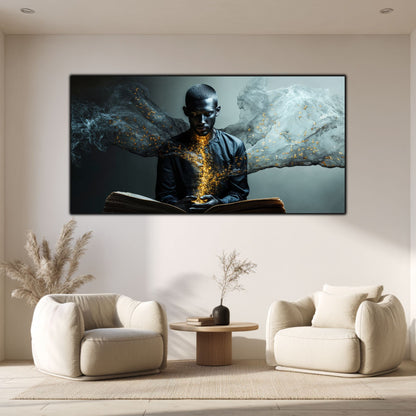 Beyond Meditation - Tablouri moderne pe sticla securizata pentru living contemporan NO11