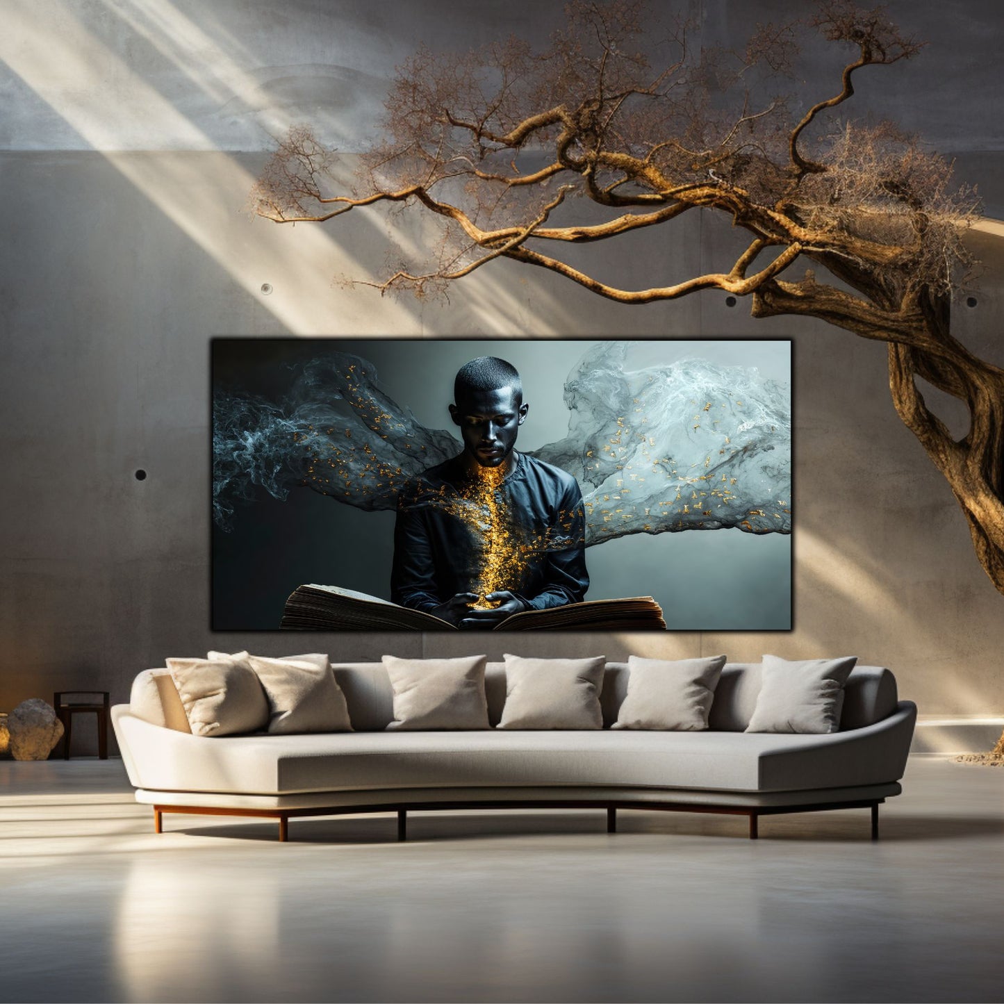 Beyond Meditation - Tablouri moderne pe sticla securizata pentru living contemporan NO11